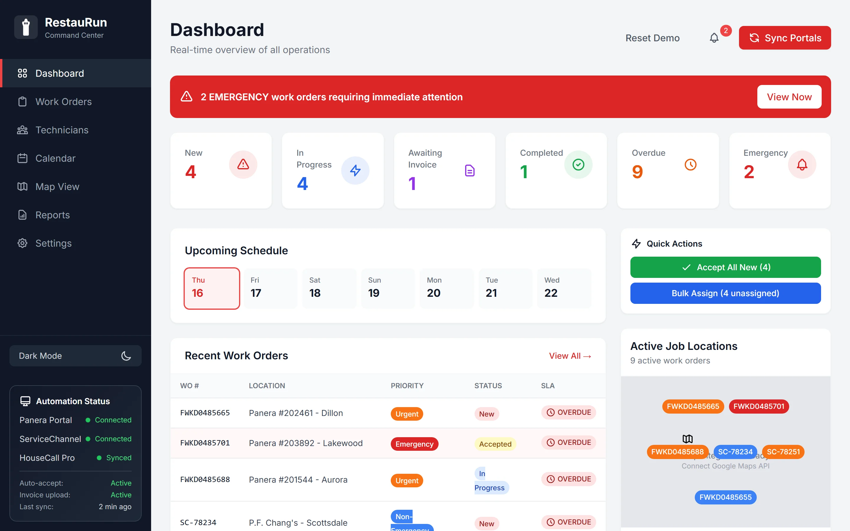 Operations Command Center preview